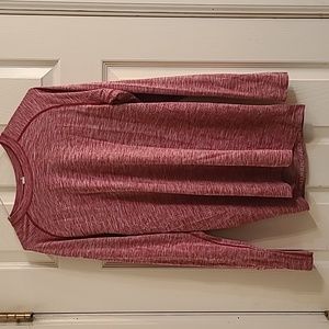 Lululemon Metal Vent Tech Surge Long Sleeve - Caliente/White